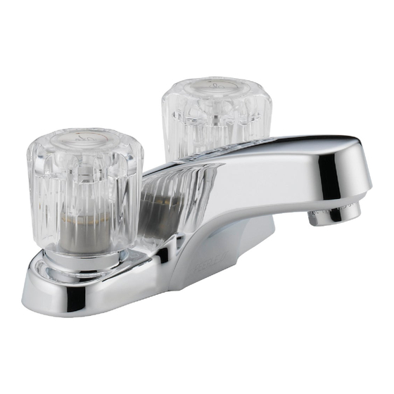 Peerless Faucet P284510LF Quick Start Manual