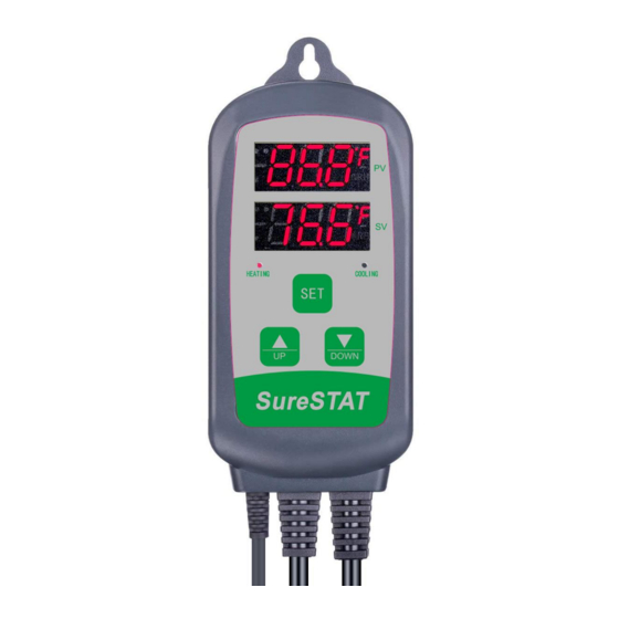 User Manuals: SureSTAT DT10 Plug-in Digital Thermostat