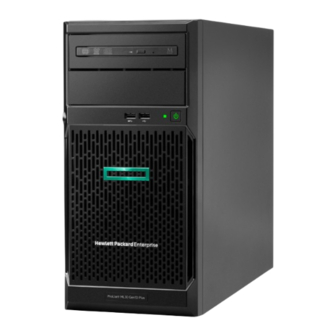 HPE ProLiant ML30 Gen10 Plus Maintenance And Service Manual