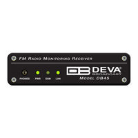 Deva Broadcast DB45 Quick User Manual
