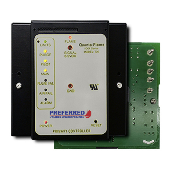 Preferred Quanta-Flame 5004-795 Quick Start Manual