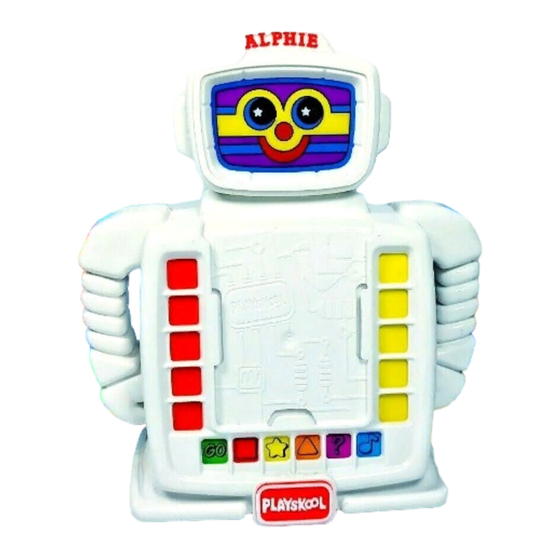 Playskool Talking Alphie Activity Set Instructions