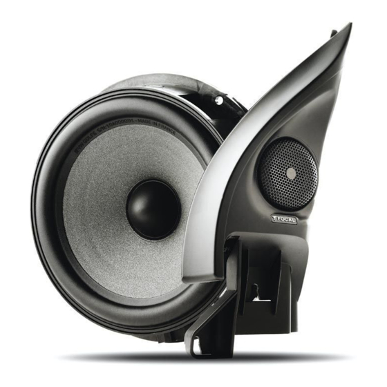 Focal INTEGRATION IFVW Golf 6 User Manual