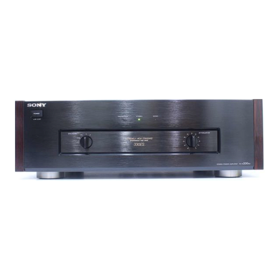 Sony TA-N55ES Service Manual