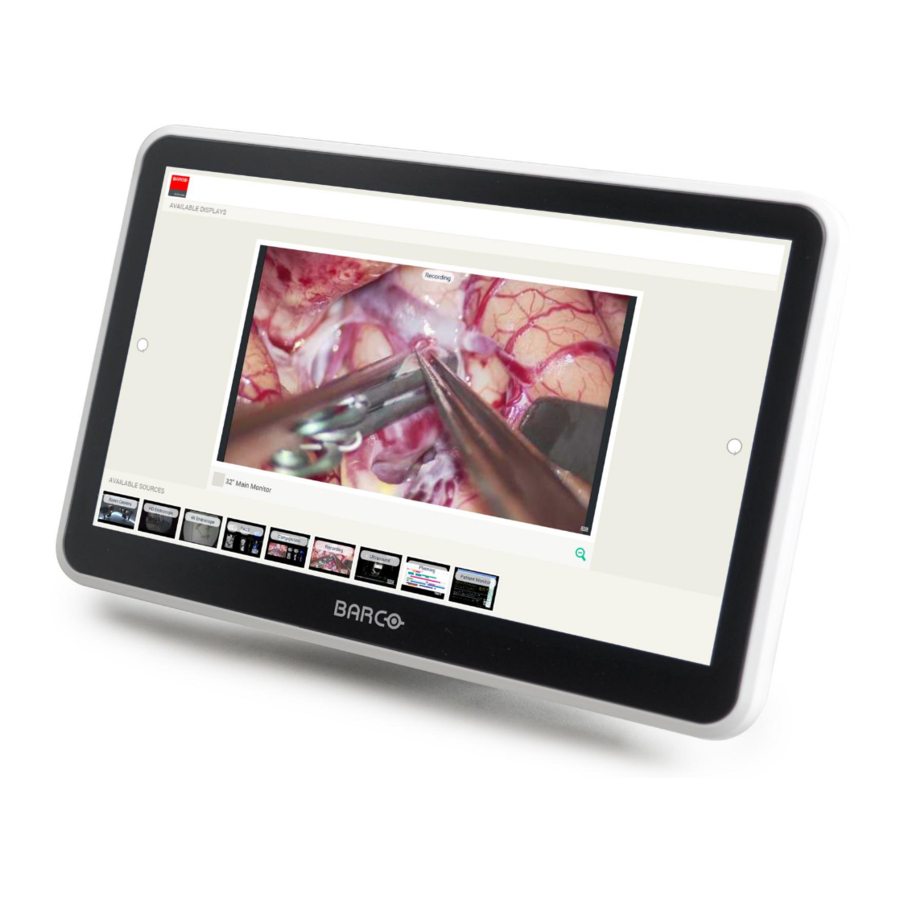 Barco MUIP-2112 User Manual