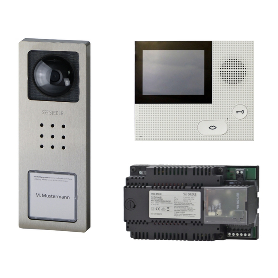 SSS Siedle SET CVB 850-1 E/W Product Information