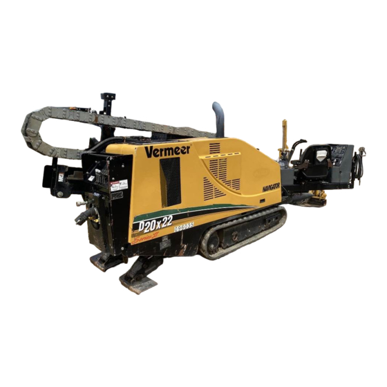 Vermeer Navigator D20x22 II Series Operator's Manual