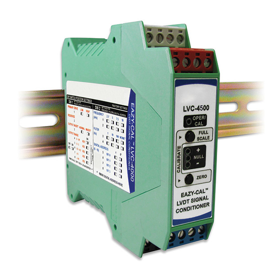 TE Connectivity EAZY-CAL LVC-4500 User Manual