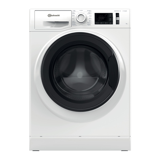 Bauknecht WAEN 75353 BN A Quick Manual