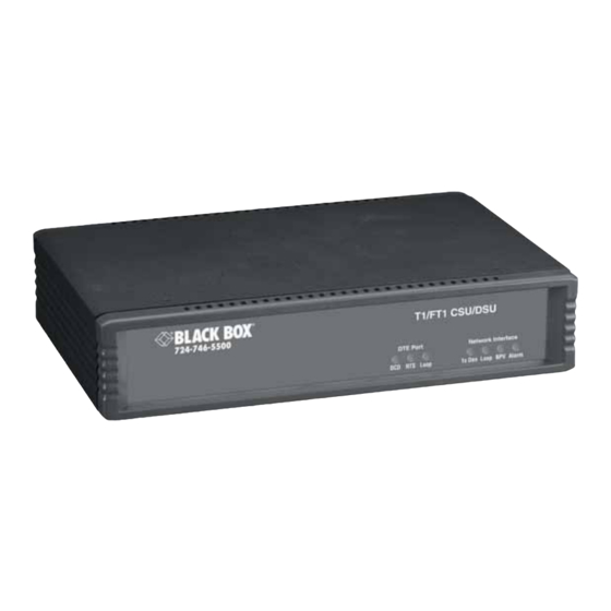 Black Box MT1500A Specifications