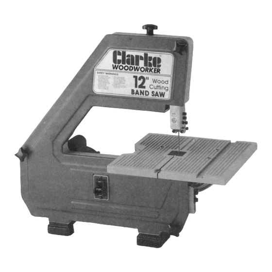 Clarke CBS-12WB Owner's Manual