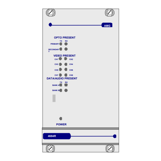 AMG AMG4684R Instruction Manual