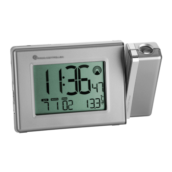 User Manuals: TFA 98.1085 projection alarm clock