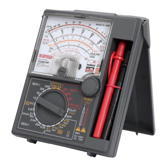 Sanwa YX360TRF Instruction Manual