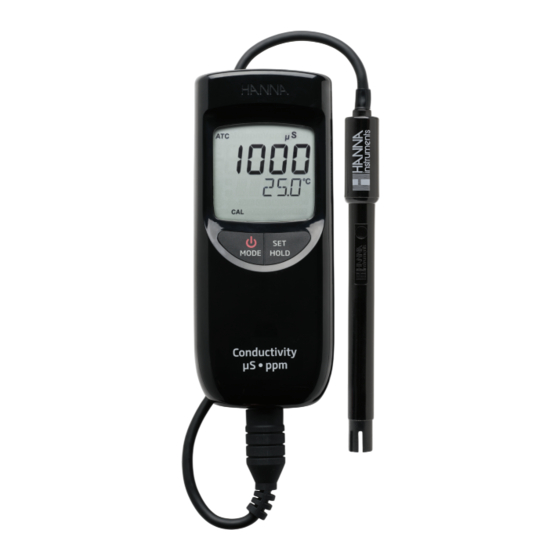 Hanna Instruments HI99300 Instruction Manual