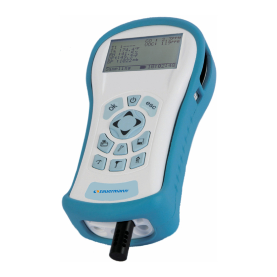 sauermann SI-AQ VOC User Manual