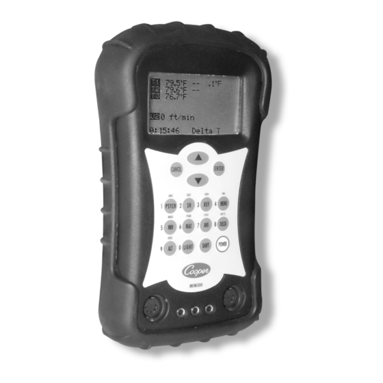 isweek Cooper MFM300 Instrument Manuals