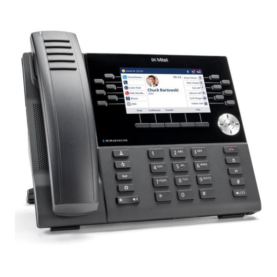 Mitel 6930 IP Quick Reference Manual