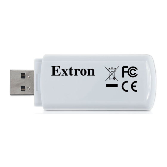 Extron electronics ShareLink Pro WFA 100 Quick Start Manual