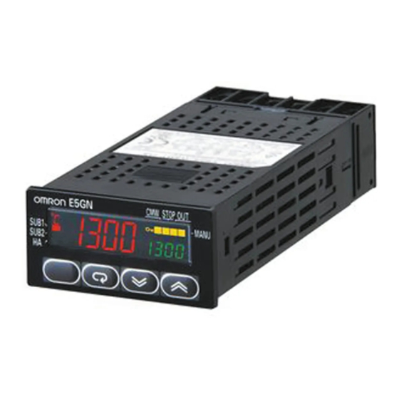 Omron E5GN-QTD Manual