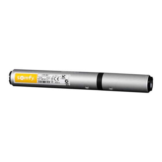 SOMFY LV25 Installation Manual
