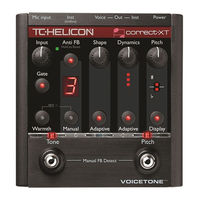TC-Helicon VoiceTone Correct XT User Manual