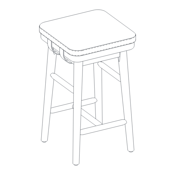Better Homes and Gardens Springwood Barstool 2 Pack BHS336158813020 Instruction Booklet