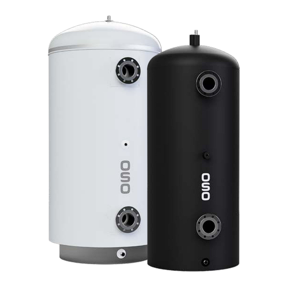 OSO HOTWATER Maxi Accu MA 600 Heat Installation Manual