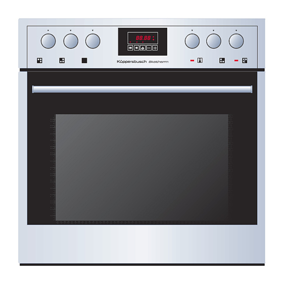 Küppersbusch EEH 6200.5 Instructions For Use And Installation Instructions
