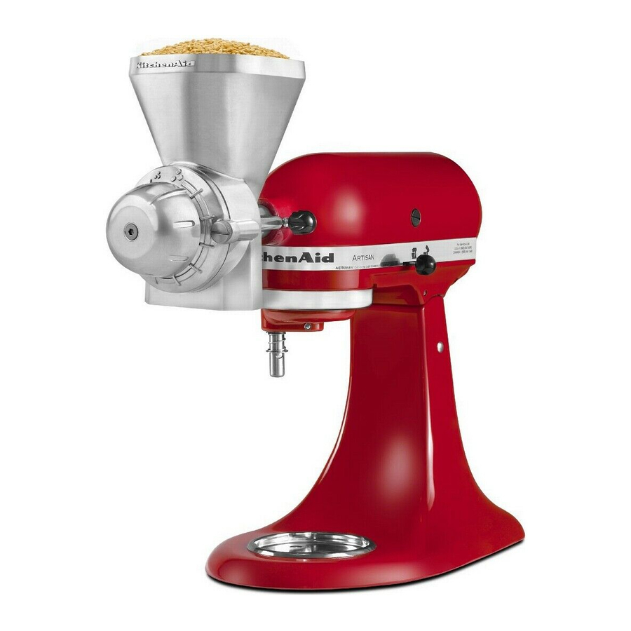 KitchenAid KGM Instructions And Recipes Manual
