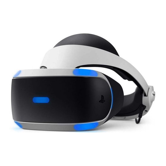 Sony PlayStation VR Quick Start Manual