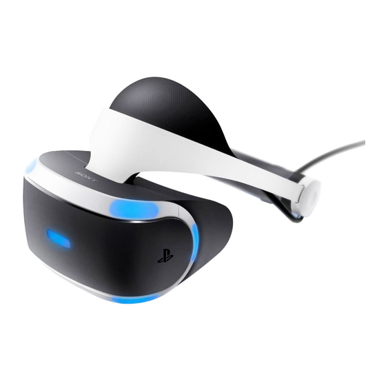 Sony PlayStation VR Instruction Manual