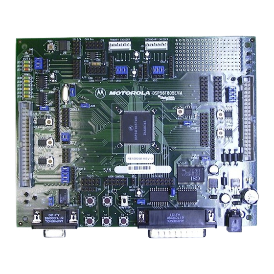 NXP Semiconductors Freescale Semiconductor 56F805 User Manual