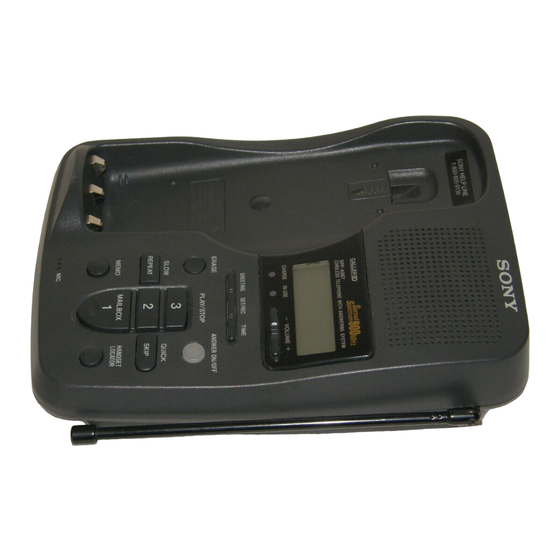 Sony SPP-A967 - Cordless Telephone With Answering System Manuals