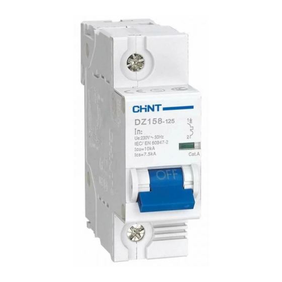 CHINT NB1-63H/2 User Instruction