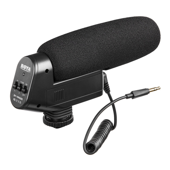 Boya BY-VM600 User Manual