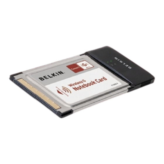 Belkin F5D7010v7 User Manual