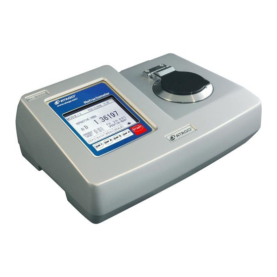 ATAGO RX-7000a Standard Operating Procedure