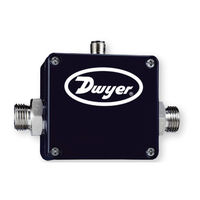 Dwyer Instruments MFS Series Installation And Operating Instructions Manual