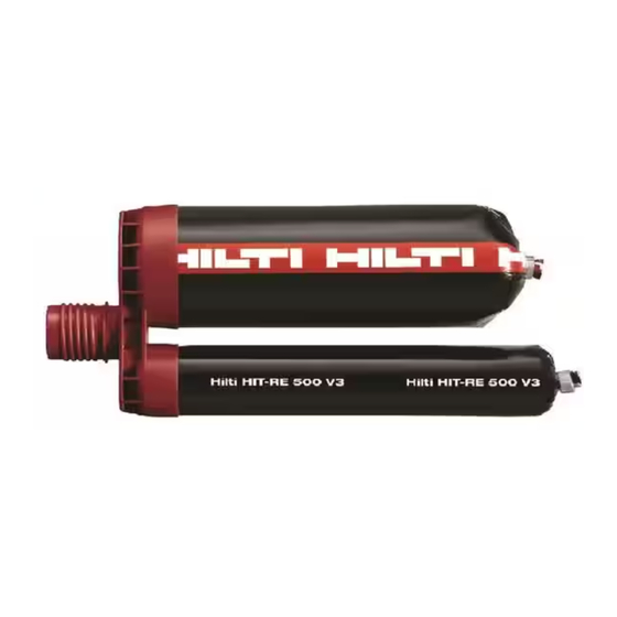Hilti HIT-RE 500 V3 Manual