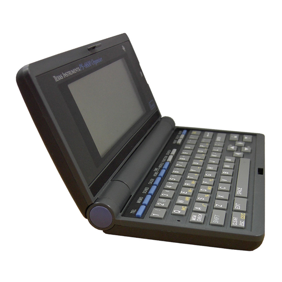 Texas Instruments PS-6600 Manual Book