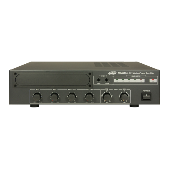 JDM Mobile-35 Mixing Power Amplifier Manuals