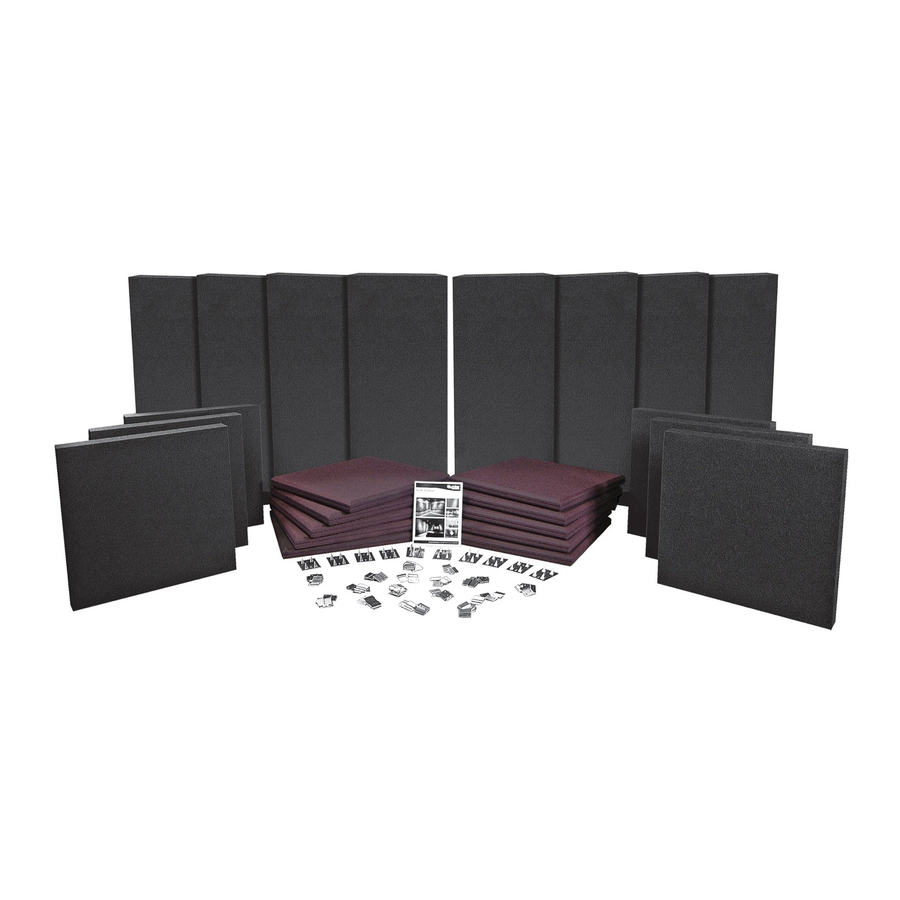 Auralex Acoustics Elite Pro Systems EPS-168T Installation Manuallines