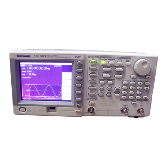 Tektronix AFG3000 Series Service Manual