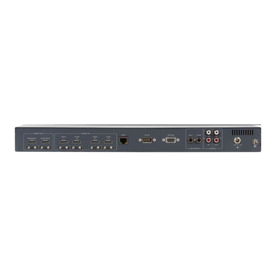 Datavideo SE-500MU Instruction Manual