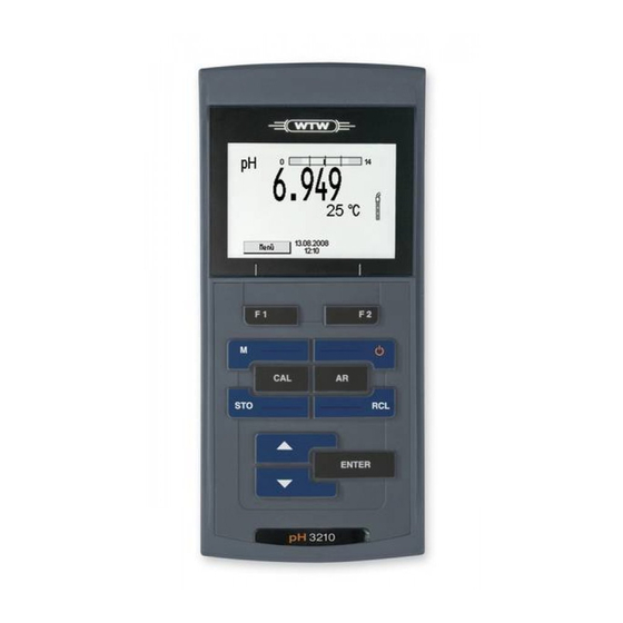 wtw Cond 3210 Operating Manual