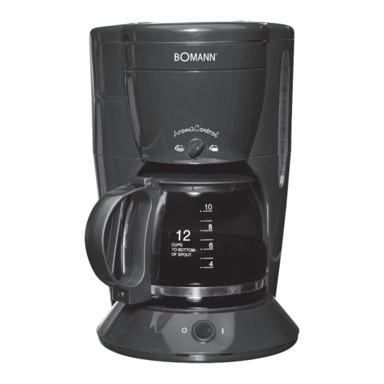 BOMANN KA 153 CB Instruction Manual & Guarantee