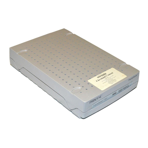 Paradyne FrameSaver SLV 9124 Technical Reference