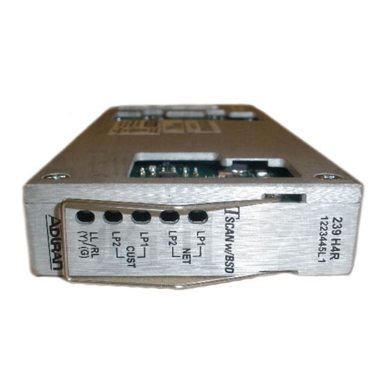 ADTRAN 239 H4R Installation And Maintenance Manual