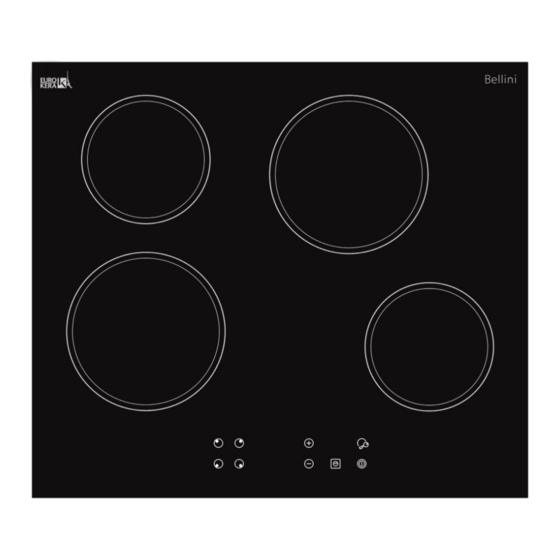Bellini BCT604TG-F Installation & Operation Instructions